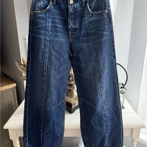 NoEnd Wide Leg Crop Denim Jeans Women's Size 25 #W3219